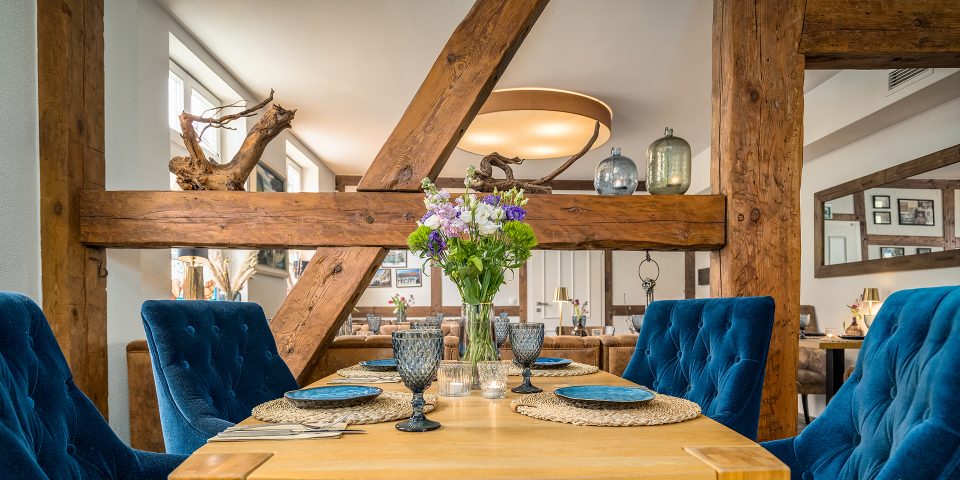 Innenraum Restaurant Blaue Maus